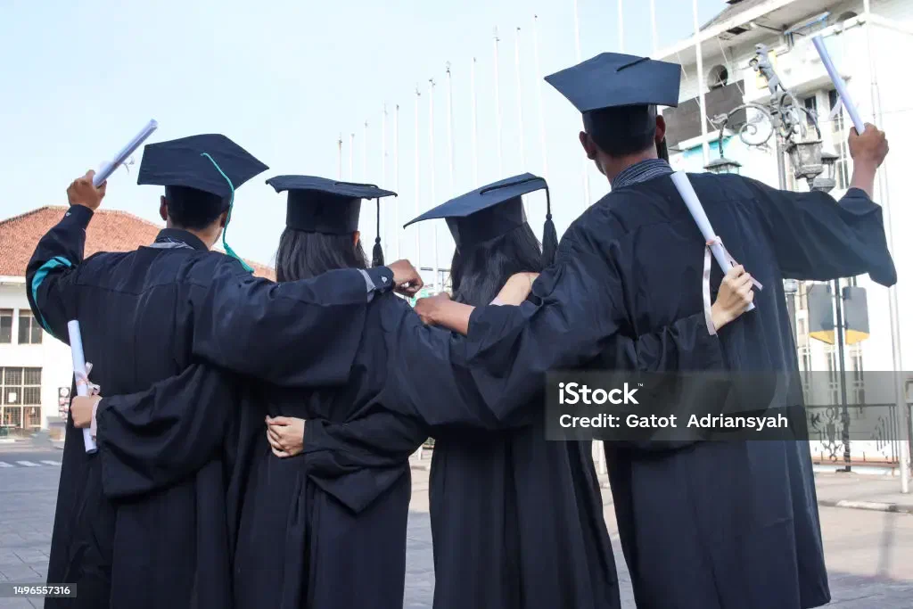 High school graduates embracing